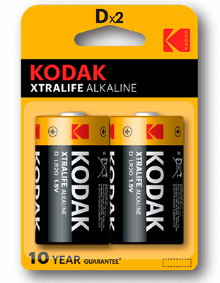 pilas alcalinas Kodak MAX D LR20 (2)